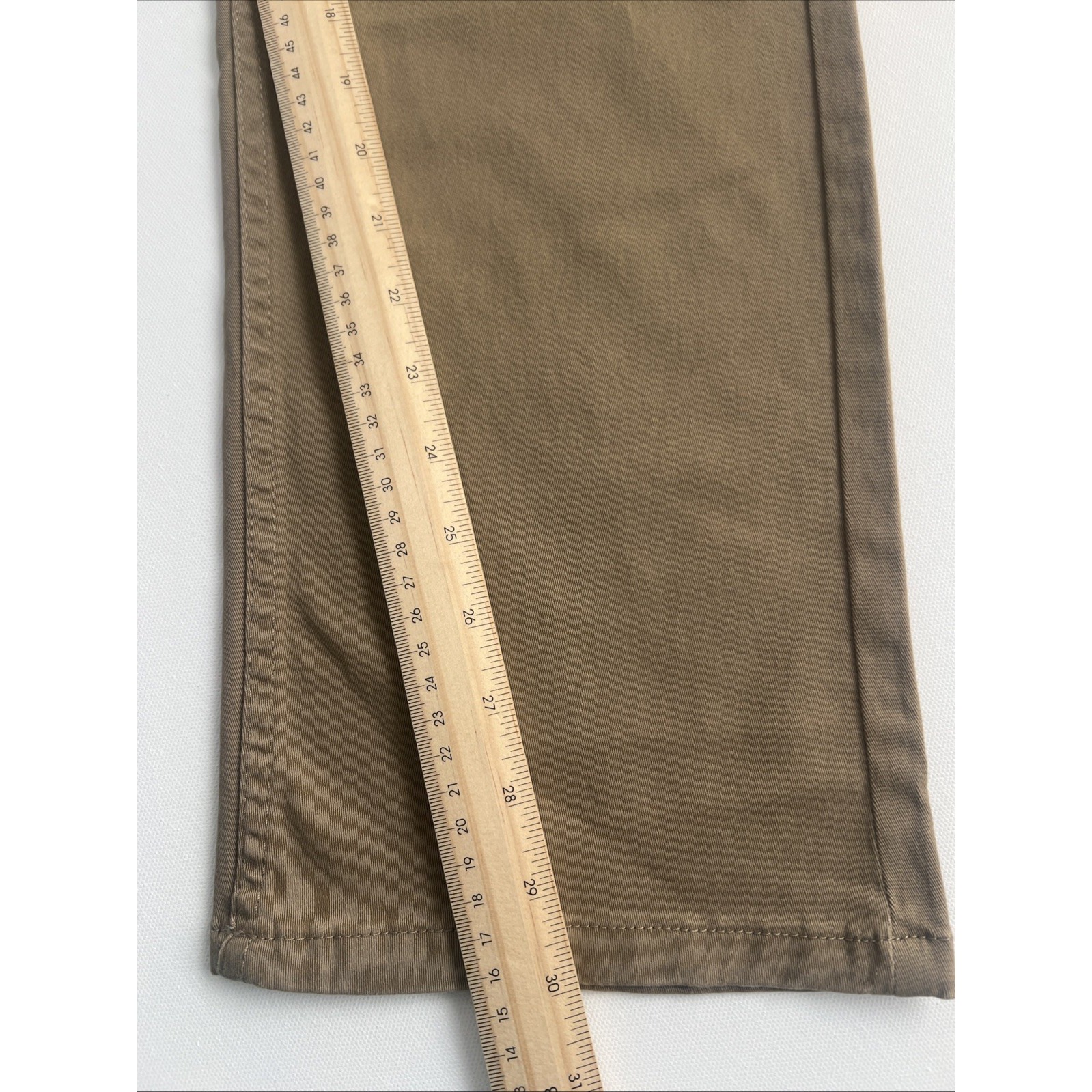 Ccs Jeans Mens 38x30 Slim Fit Stretch Skater Tan Khaki Y2k 90s Nwt New Casual — image 3 of 8